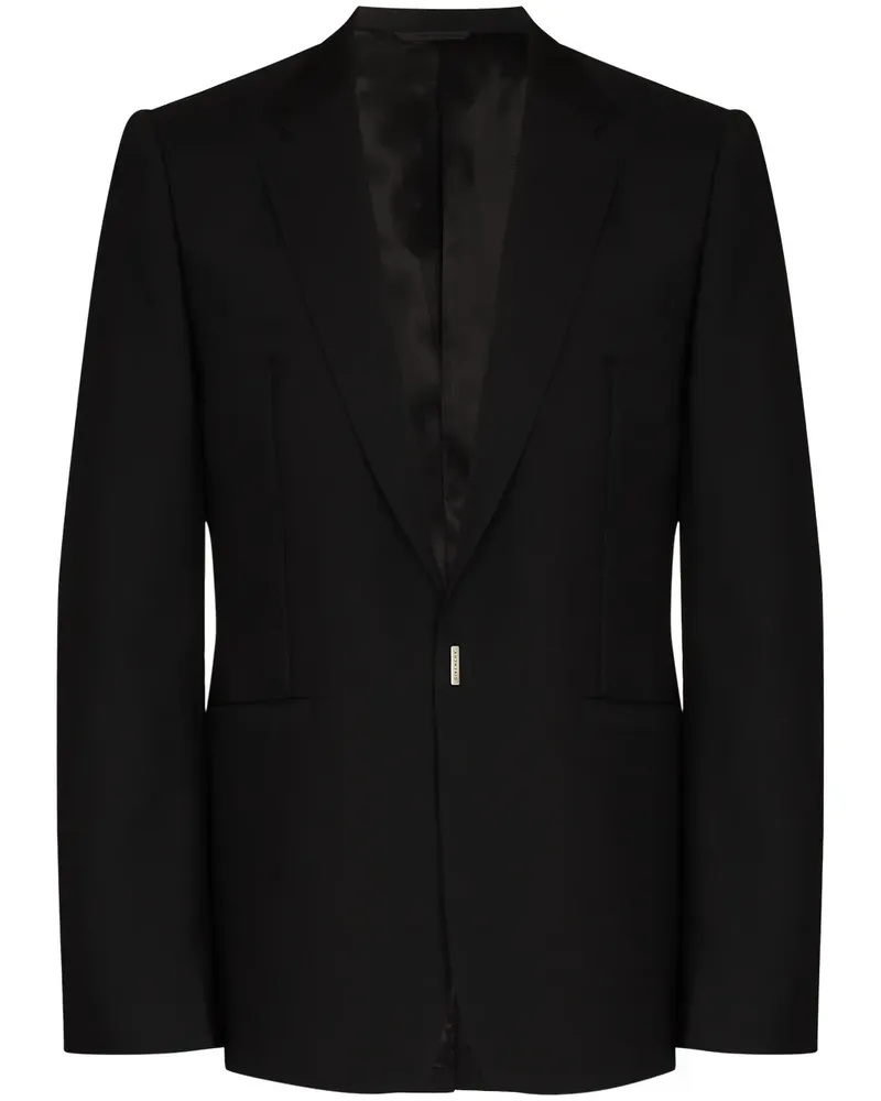 Givenchy Einreihiges Sakko - Schwarz Schwarz