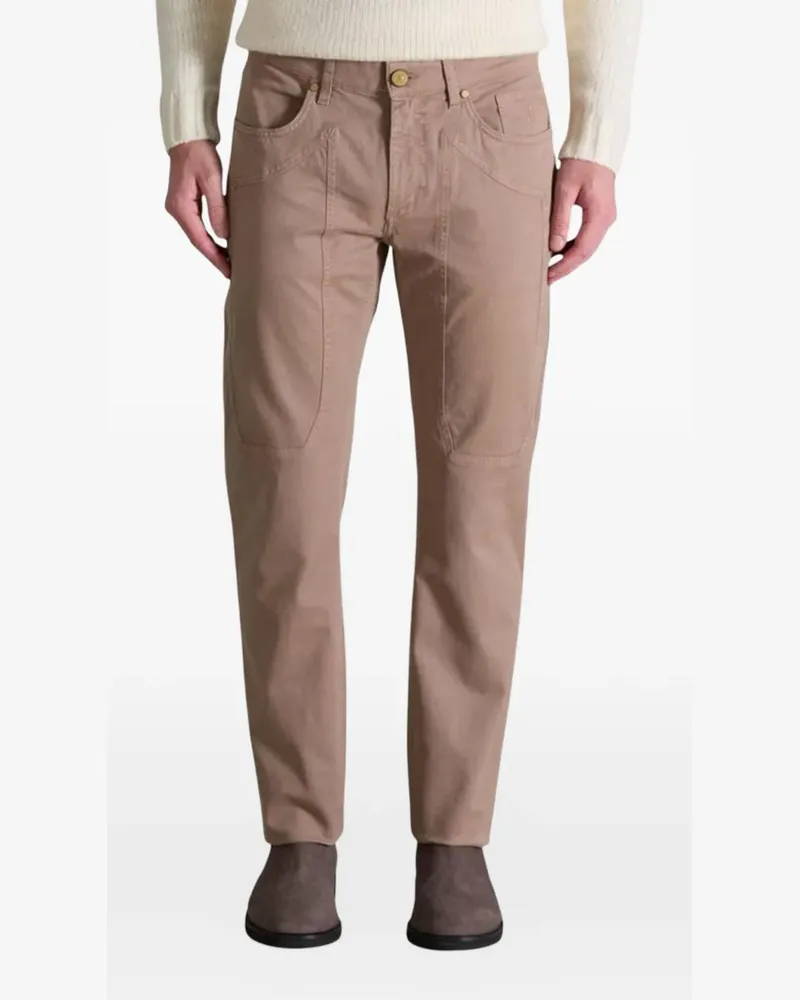 Jeckerson John panelled skinny trousers - Nude Nude