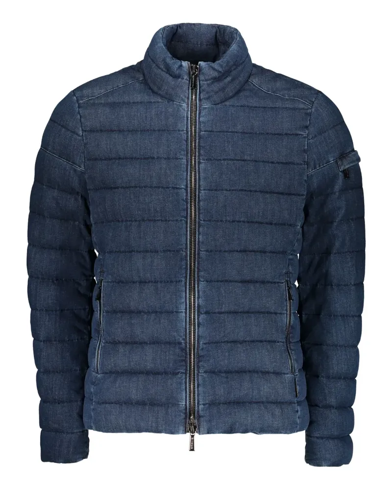MOORER Gefütterte Jeansjacke - Blau Blau