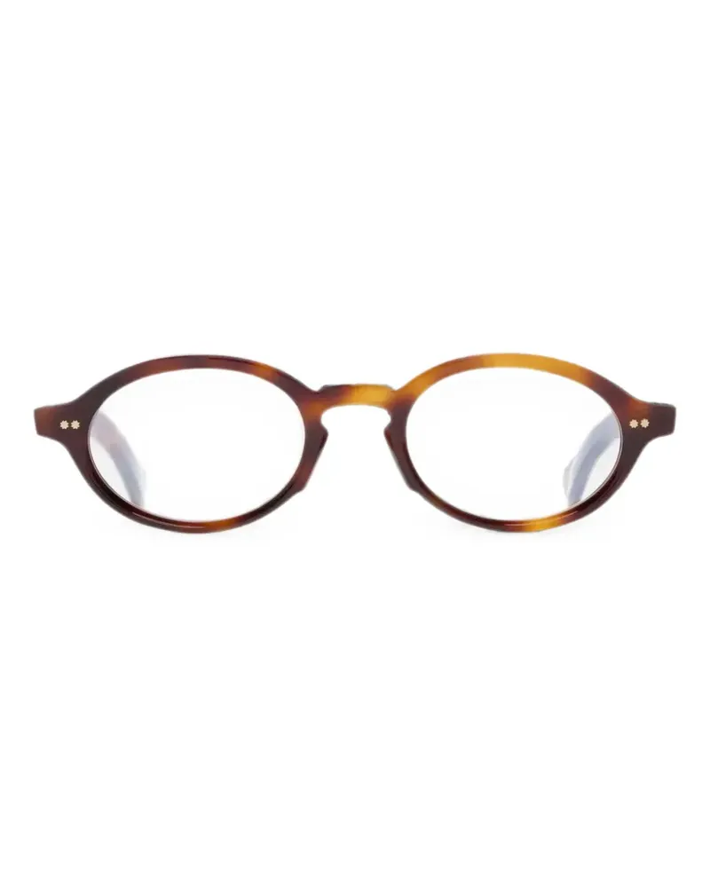 Cutler and Gross GR13 round-frame glasses - Braun Braun