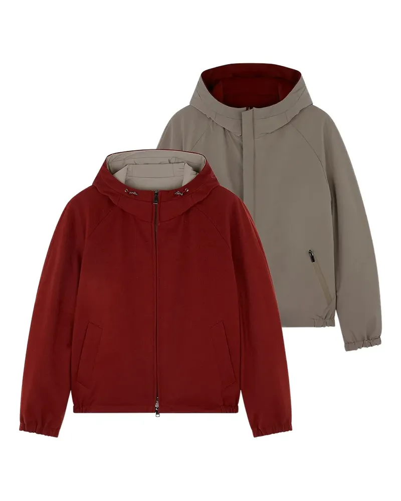 Paul & Shark hooded reversible jacket - Rot Rot