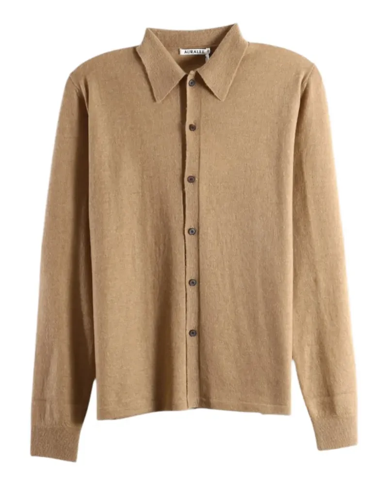 AURALEE Geknöpfter Cardigan - Braun Braun