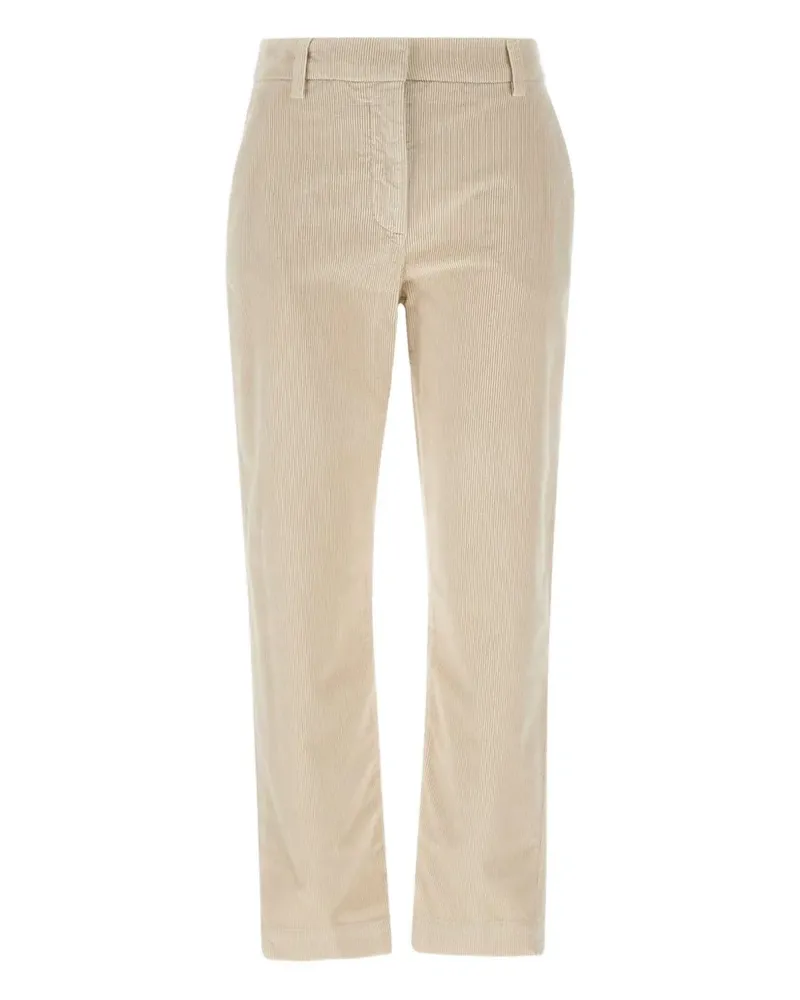 Eleventy Hose aus Cord mit eingefassten Taschen - Nude Nude