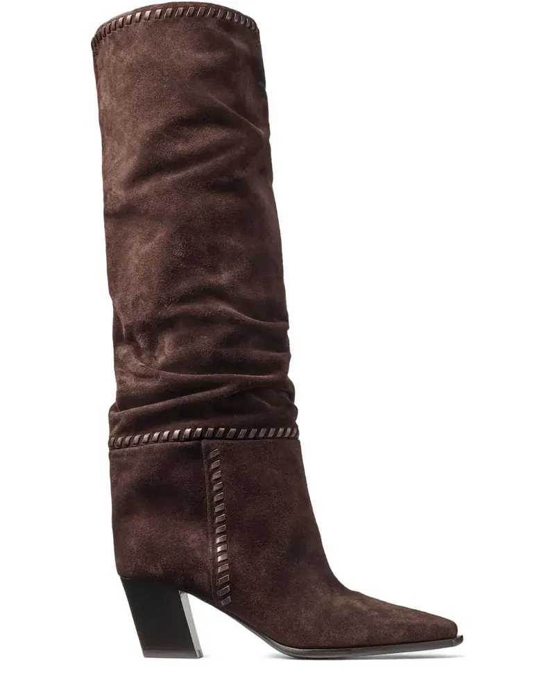 Jimmy Choo Kniehohe Stiefel 60mm - Braun Braun