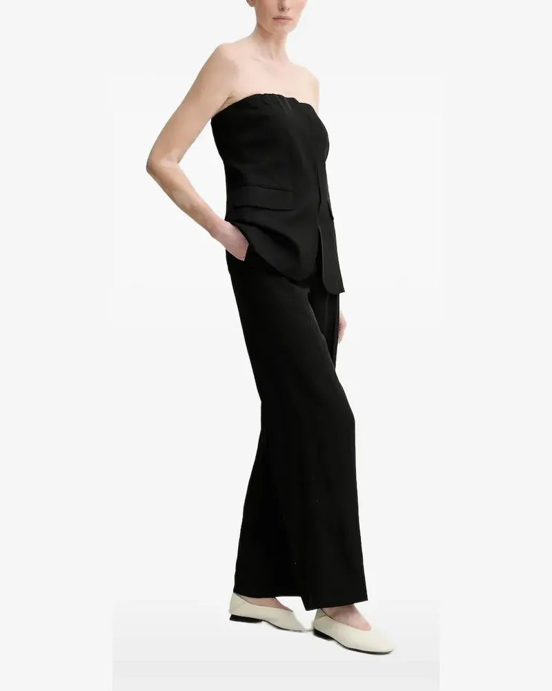 Isabelle Blanche Trägerloses Top - Schwarz Schwarz