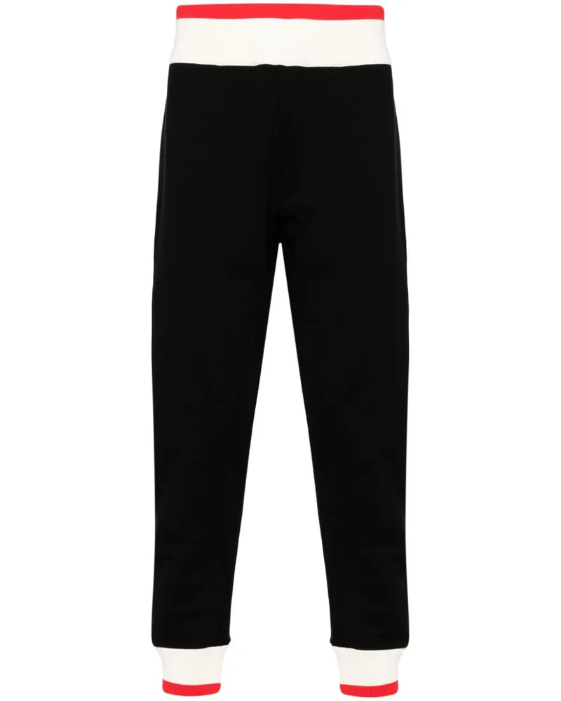 Alexander McQueen Jogginghose mit Logo-Streifen - Schwarz Schwarz