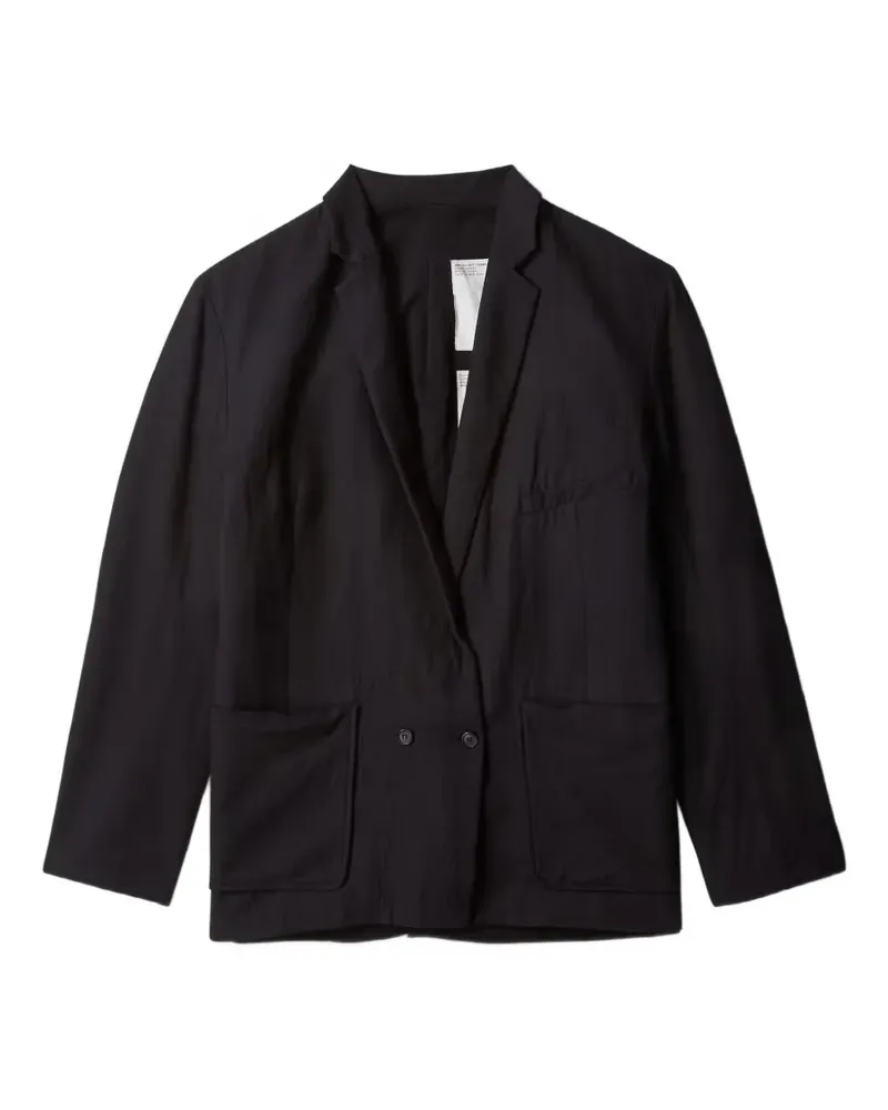 Applied Art Forms Doppelreihige BM1-17 Jacke - Schwarz Schwarz