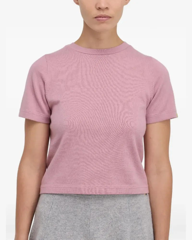 extreme cashmere Tina round-neck T-shirt - Rosa Rosa