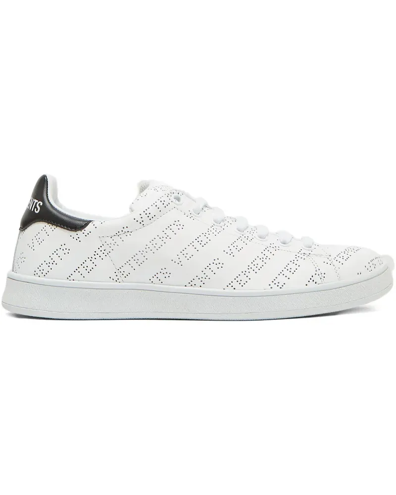 VETEMENTS Sneakers mit perforiertem Logo - Weiß Weiß