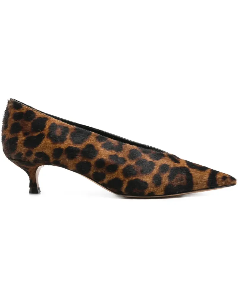 Le Monde Béryl Babouche Pumps mit spitzer Kappe 40mm - Braun Braun