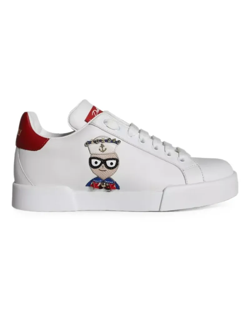 Dolce & Gabbana Portofino Sneakers - Weiß Weiß