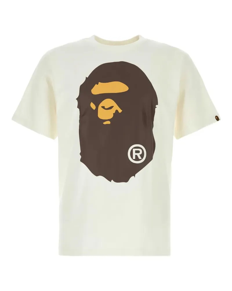 BAPE T-Shirt mit grafischem Print - Weiß Weiß