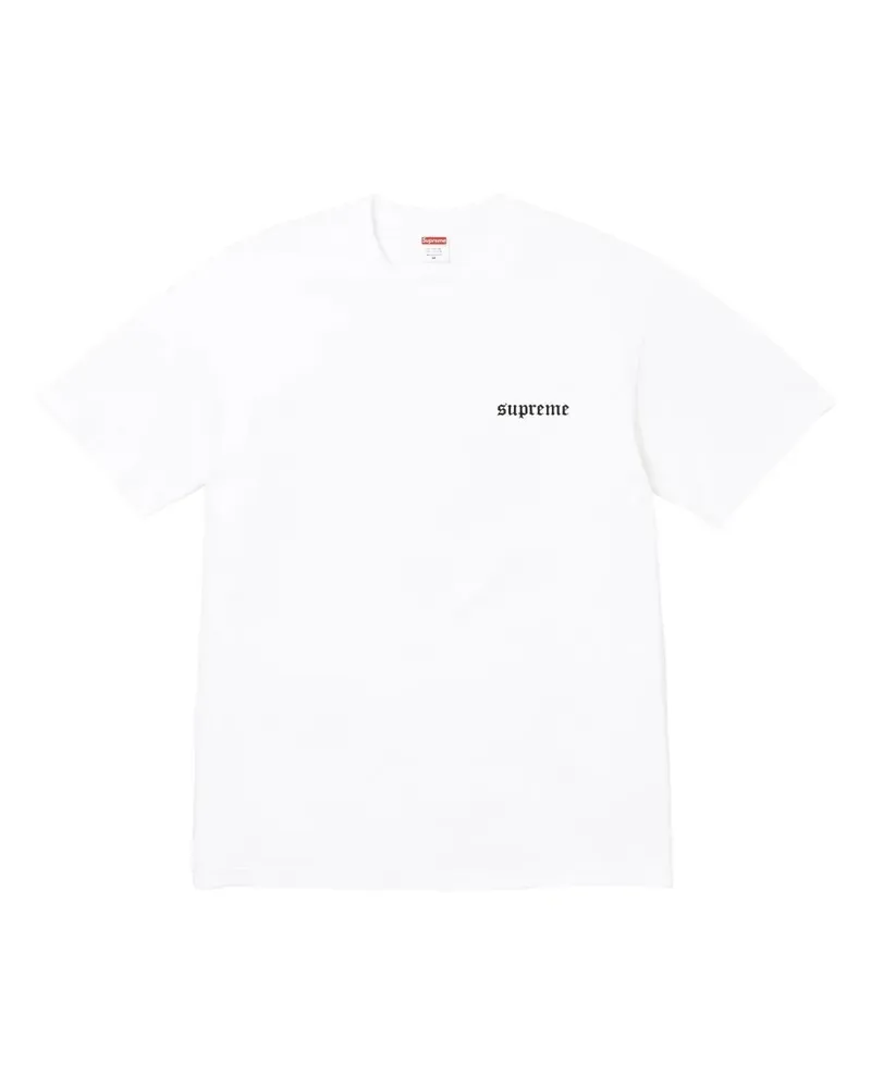 Supreme Being Target T-Shirt mit grafischem Print - Weiß Weiß