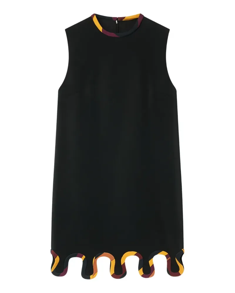 Emilio Pucci Cady Kleid mit Print - Schwarz Schwarz