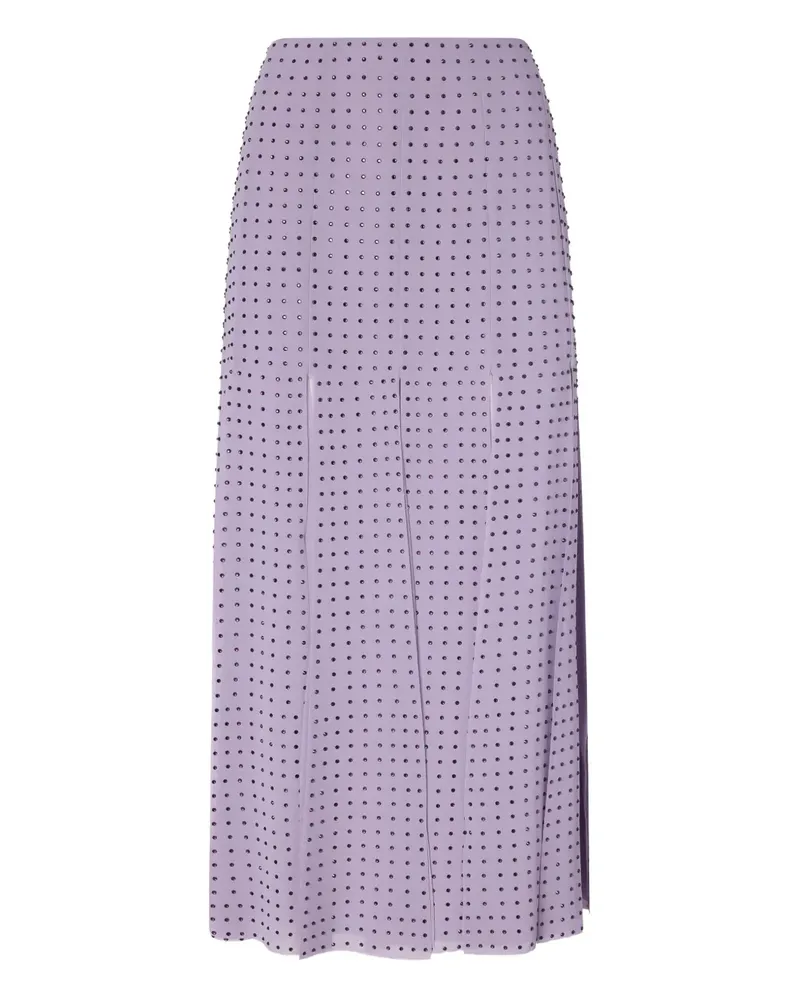 Pinko Verzierter Midirock - Violett Violett