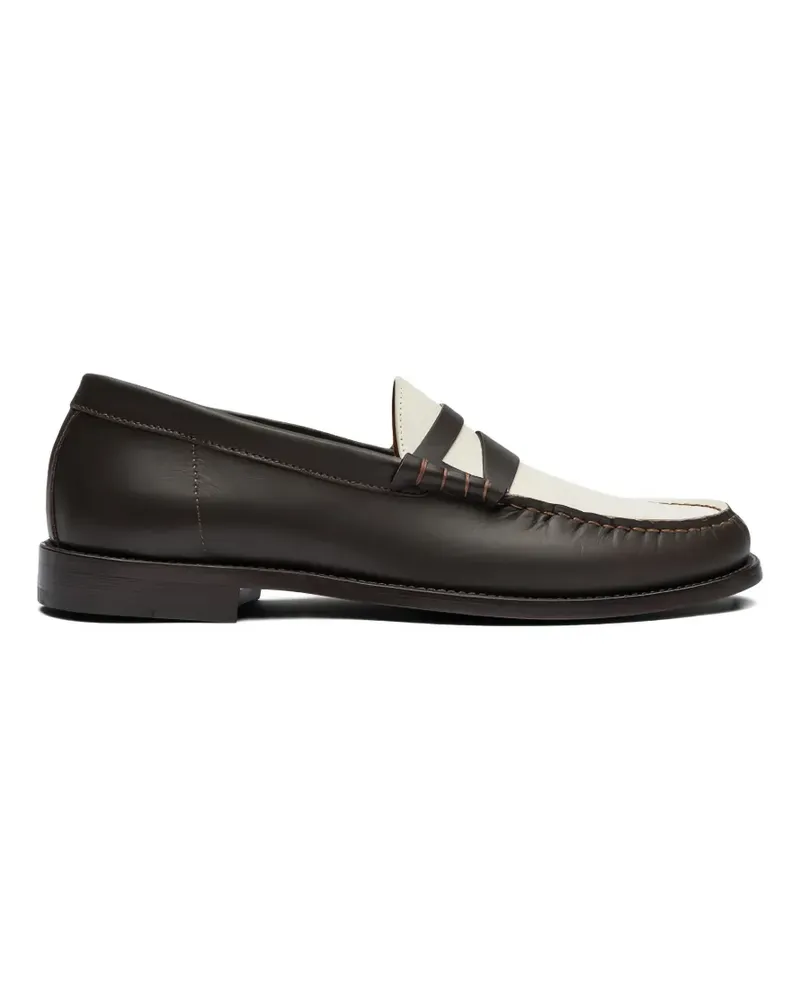 RHUDE penny-strap loafers - Braun Braun