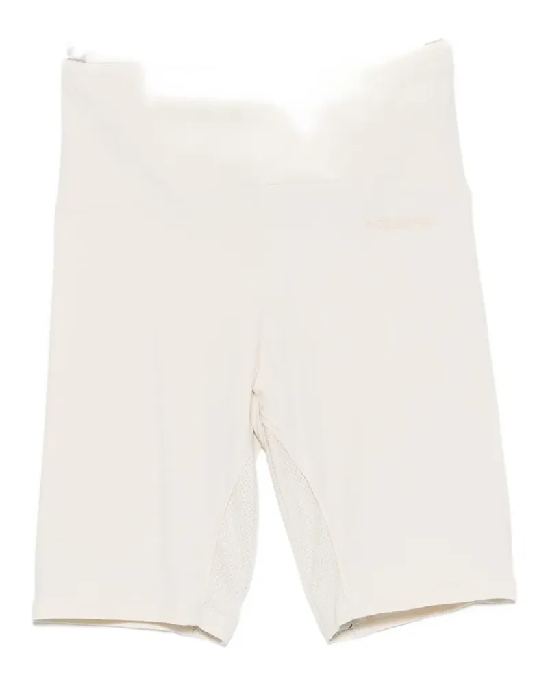 Patrizia Pepe mesh-panel cycling shorts - Nude Nude