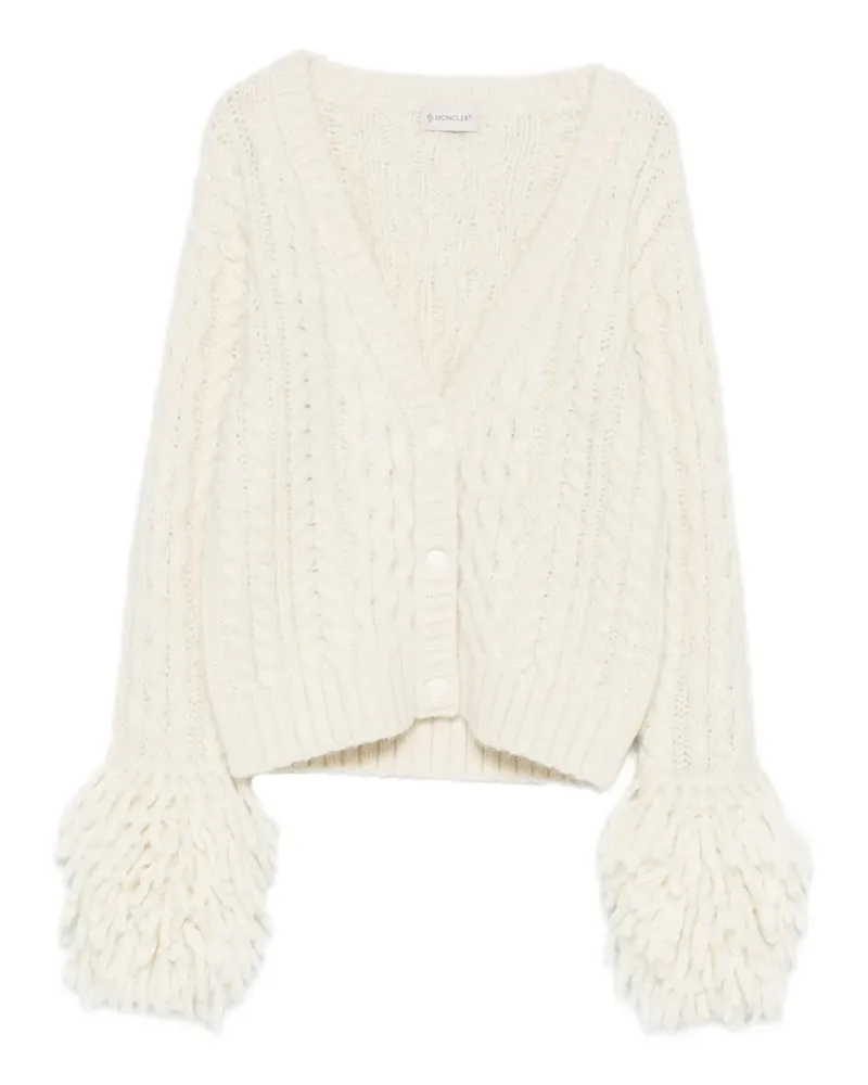 Moncler Klassischer Cardigan - Weiß Weiß