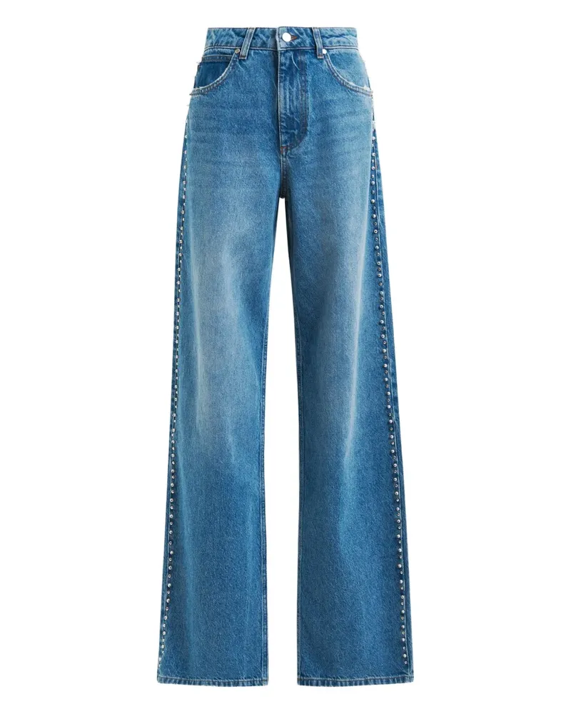 Essentiel Jeans mit Kristallen - Blau Blau