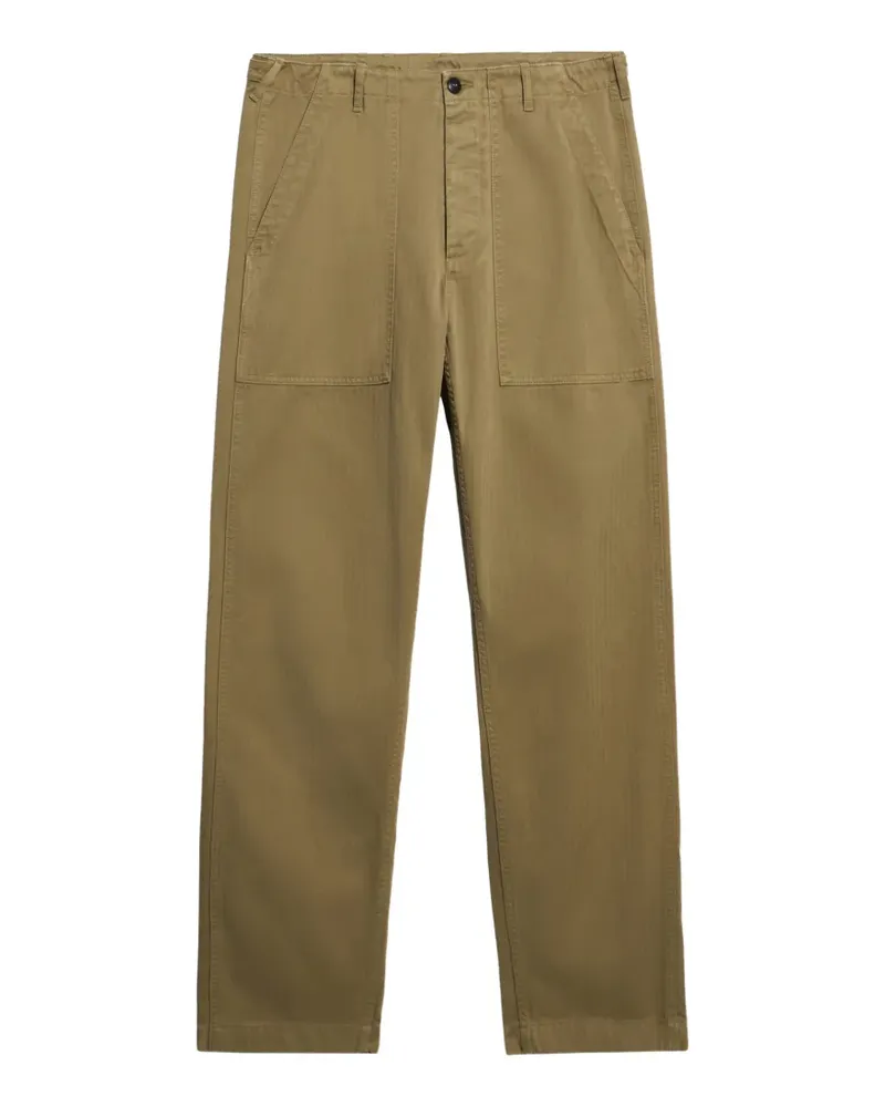 Fortela Newfatigue patch-pocket trousers - Grün Grün