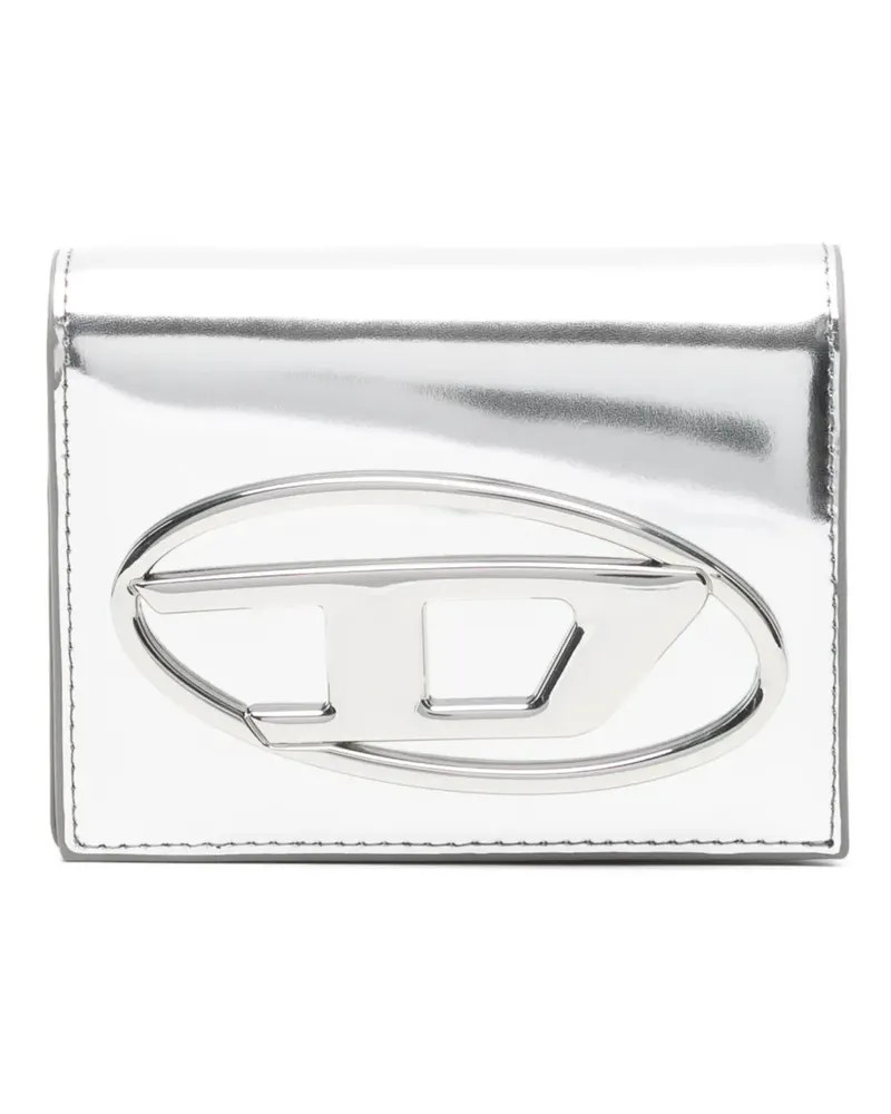 Diesel 1dr logo wallet - Silber Silber