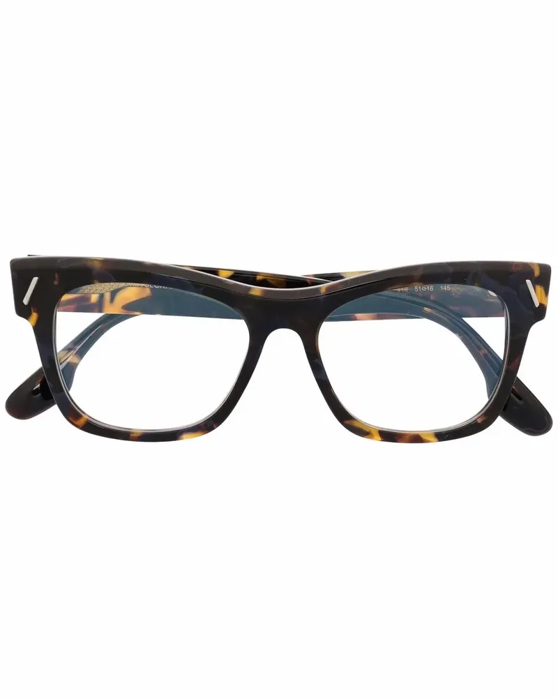 Victoria Beckham Brille in Schildpattoptik - Braun Braun
