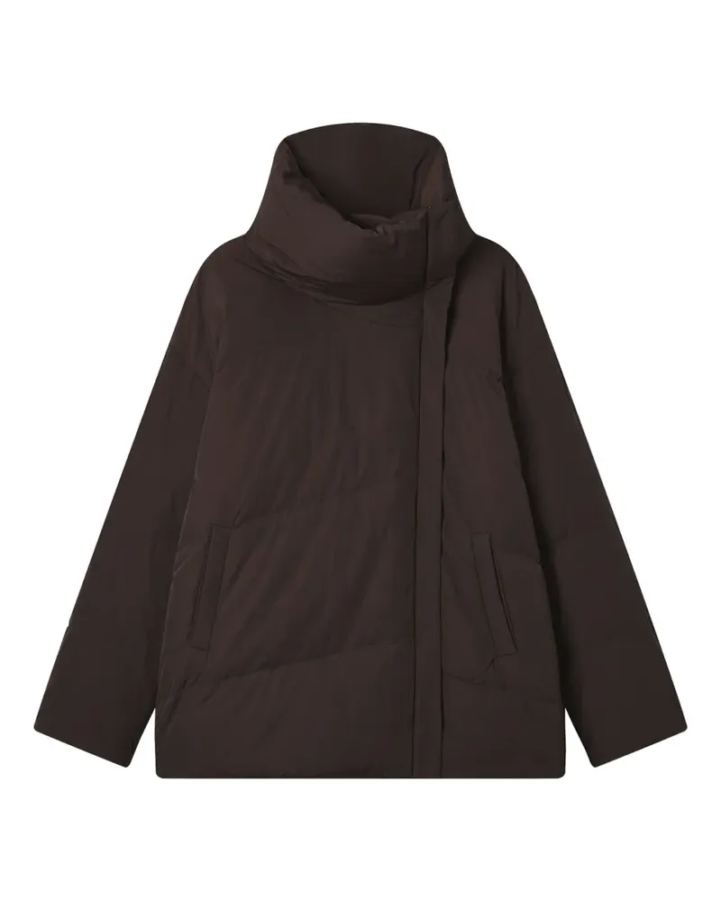 b+ab funnel-neck quilted jacket - Braun Braun