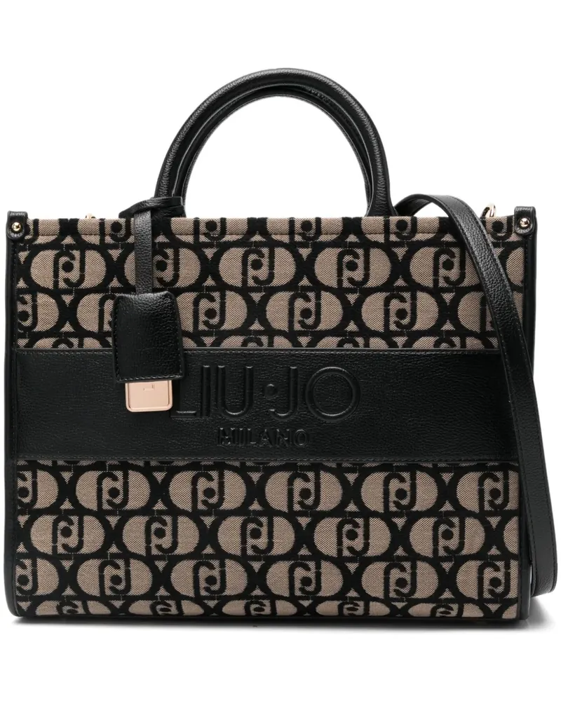 Liu Jo Tote Bag mit Logo - Nude Nude