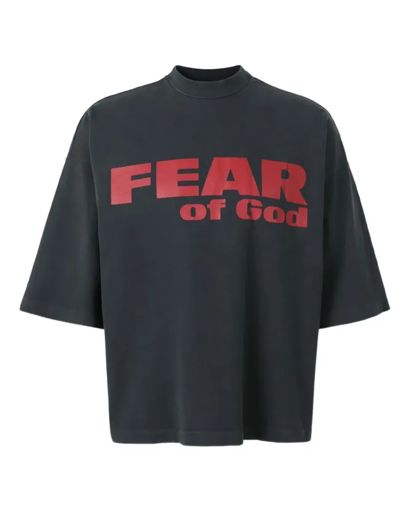 Fear of God ribbed luxury T-shirt - Grau Grau