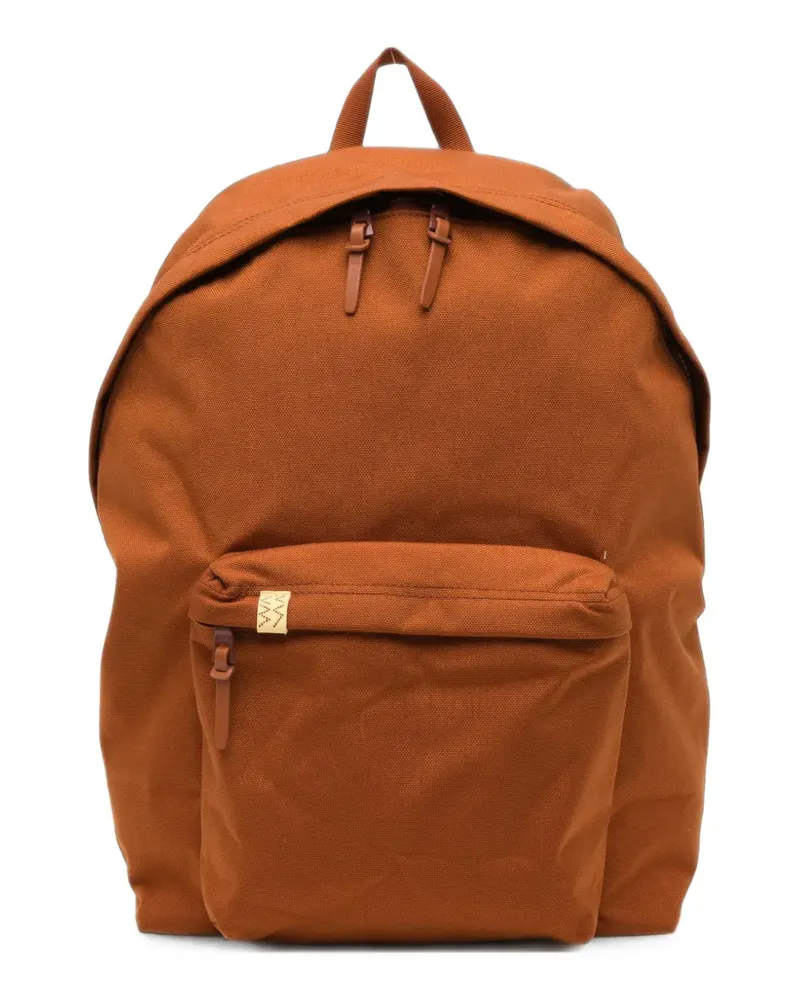 Visvim logo-patch backpack - Braun Braun