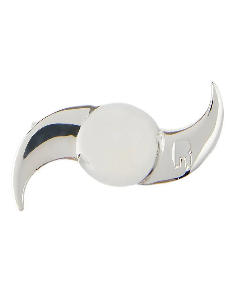 Raf Simons Space Spinner Brosche - Silber Silber