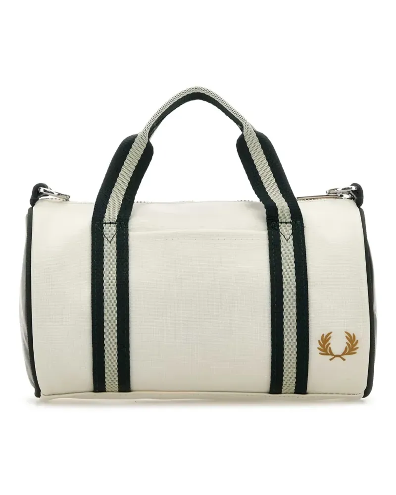 Fred Perry Mini Tote Bag in Zylinderform - Weiß Weiß