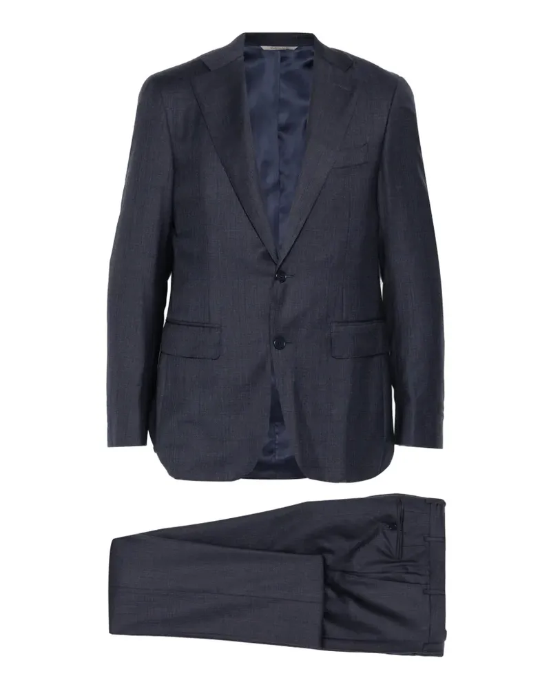 Canali Einreihiger Anzug - Blau Blau