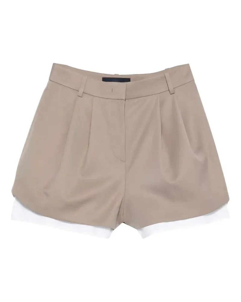 JUUN.J Shorts mit Falten - Nude Nude
