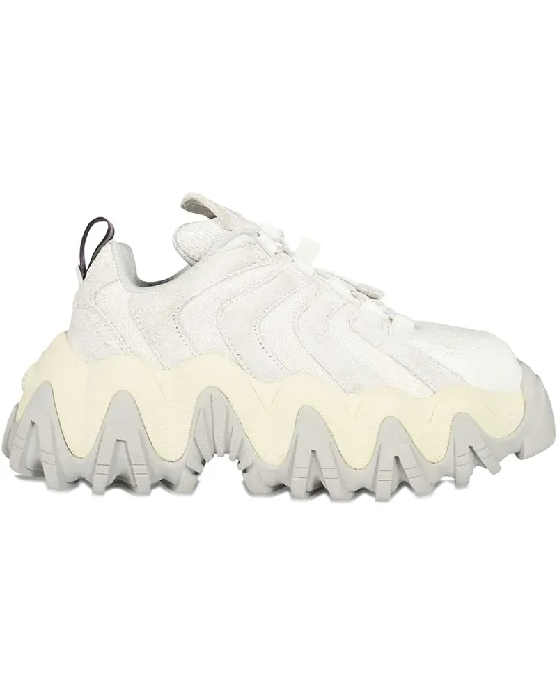 Eytys Chunky Sneakers mit eckiger Kappe - Weiß Weiß
