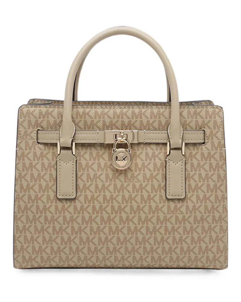 Michael Kors Hamilton logo-print tote bag - Nude Nude