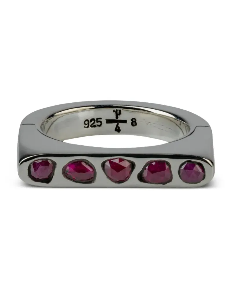 Parts Of Four Sistema Ring mit Rubin - Silber Silber
