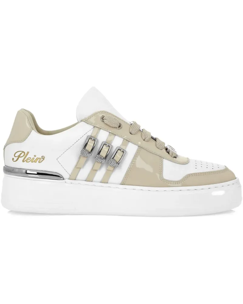 Philipp Plein Belts Skull Sneakers - Weiß Weiß