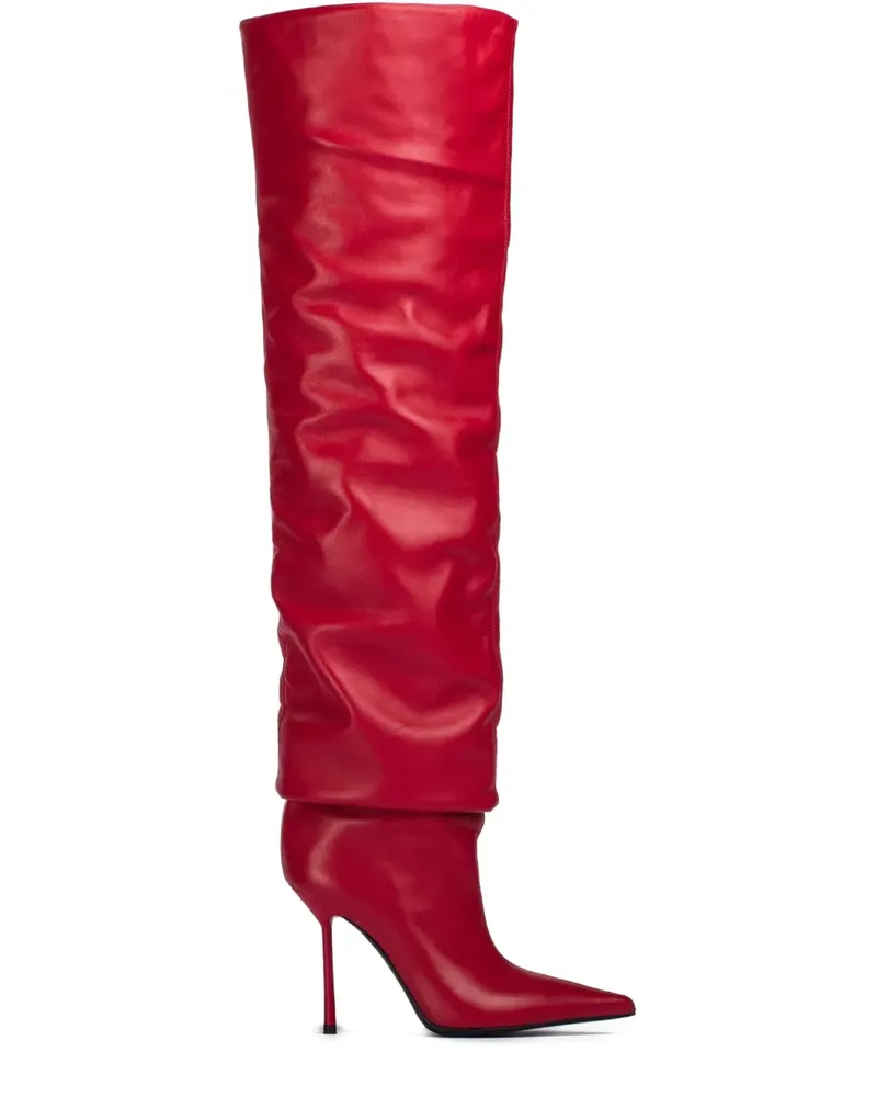 Le Silla Bella Stiefel mit spitzer Kappe 100mm - Rot Rot