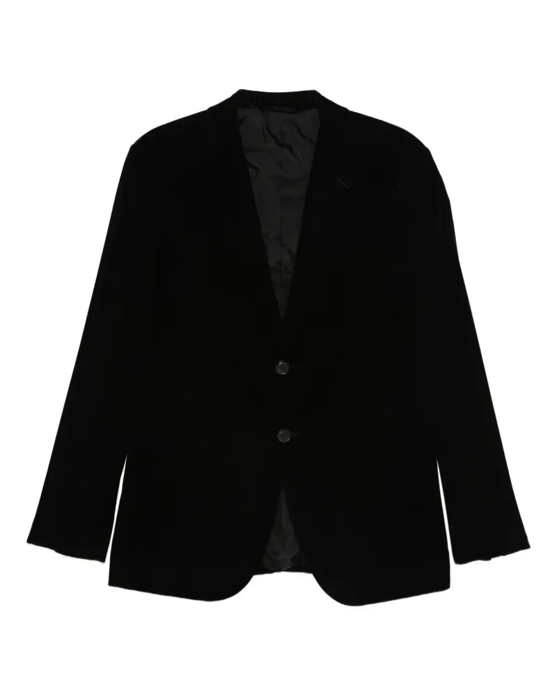 Giorgio Armani Sakko mit zwei Knöpfen - Schwarz Schwarz