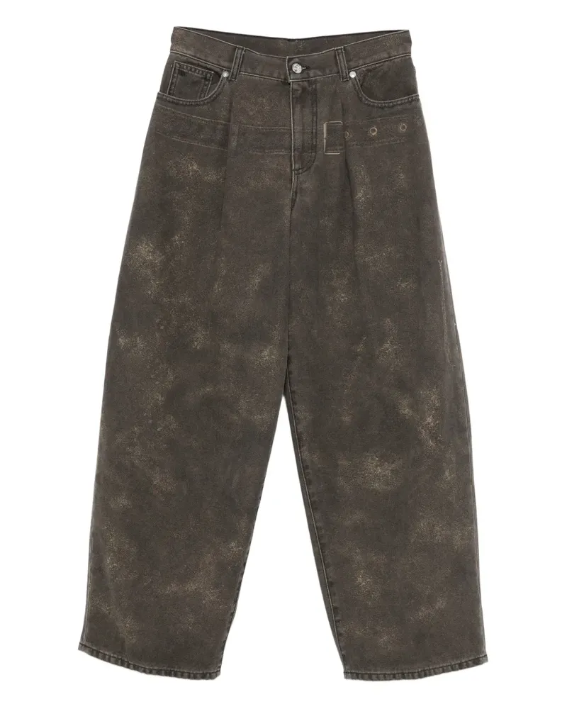 nine:inthe:morning Molly Jeans mit Falten - Grau Grau