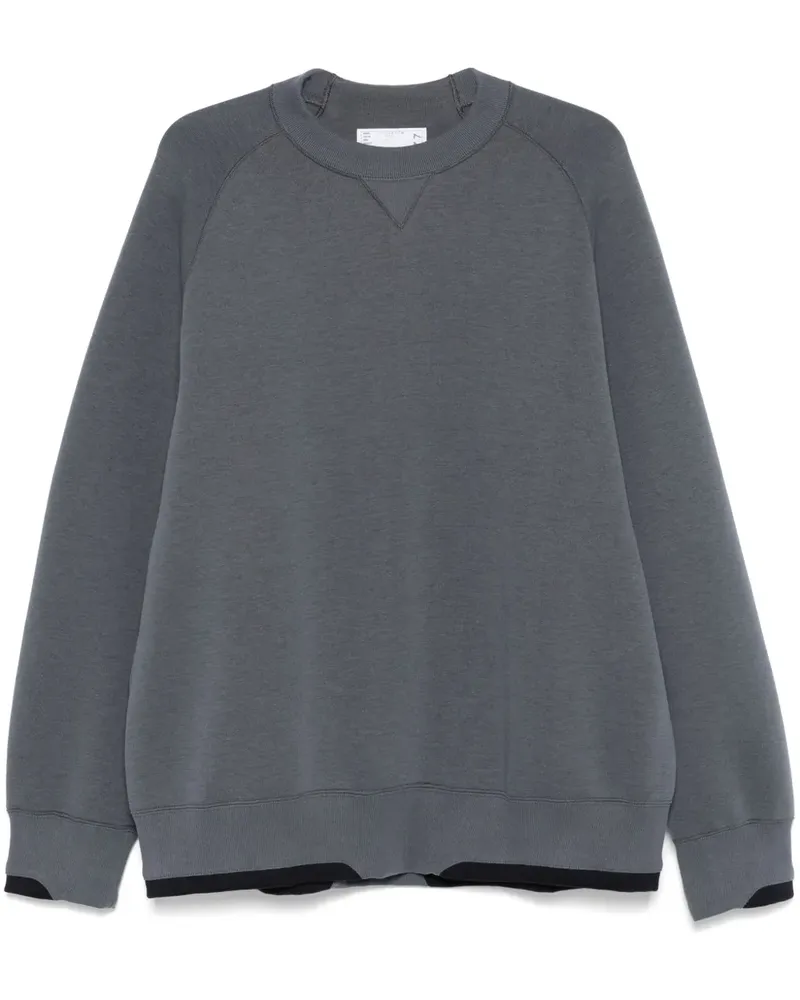 Sacai Sponge Sweatshirt - Grau Grau