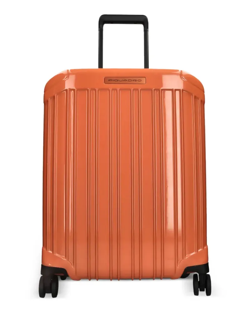 Piquadro expandable cabin suitcase - Orange Orange