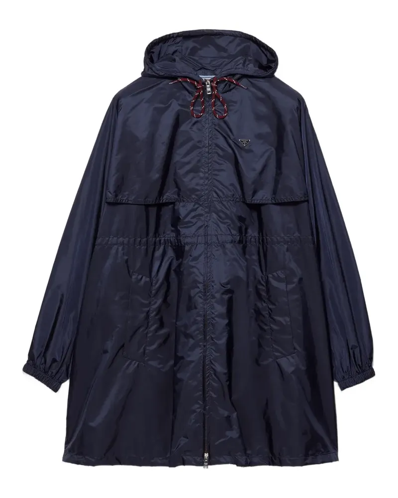Prada Re-Nylon Parka - Blau Blau