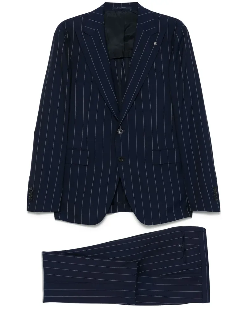 Tagliatore Sakko mit Nadelstreifen - Blau Blau