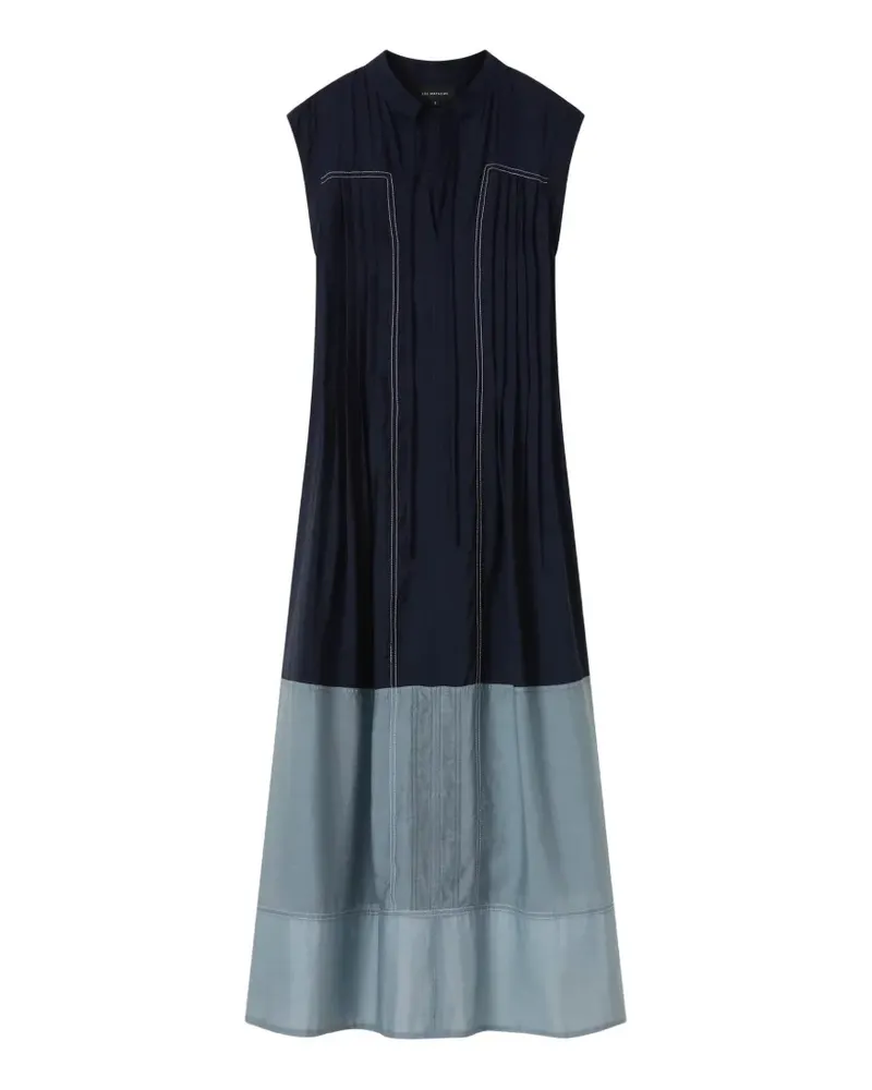 Lee Mathews Ondine panelled maxi dress - Blau Blau