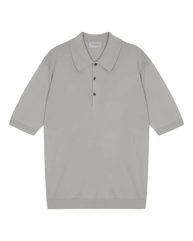 John Smedley Klassisches Poloshirt - Grau Grau