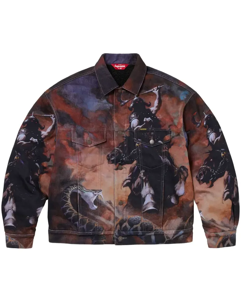 Supreme Being Frazetta Jacke - Braun Braun