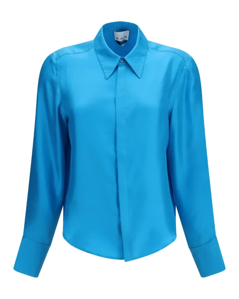 Sa Su Phi Petit silk shirt - Blau Blau