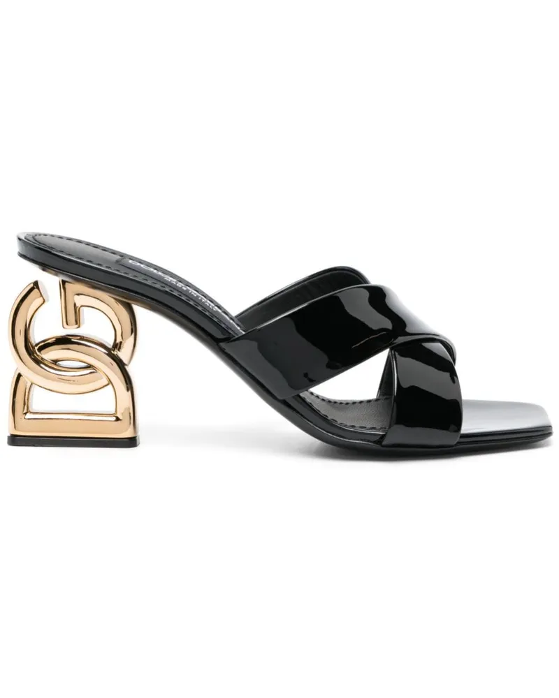 Dolce & Gabbana 3.5 Mules 75mm - Schwarz Schwarz
